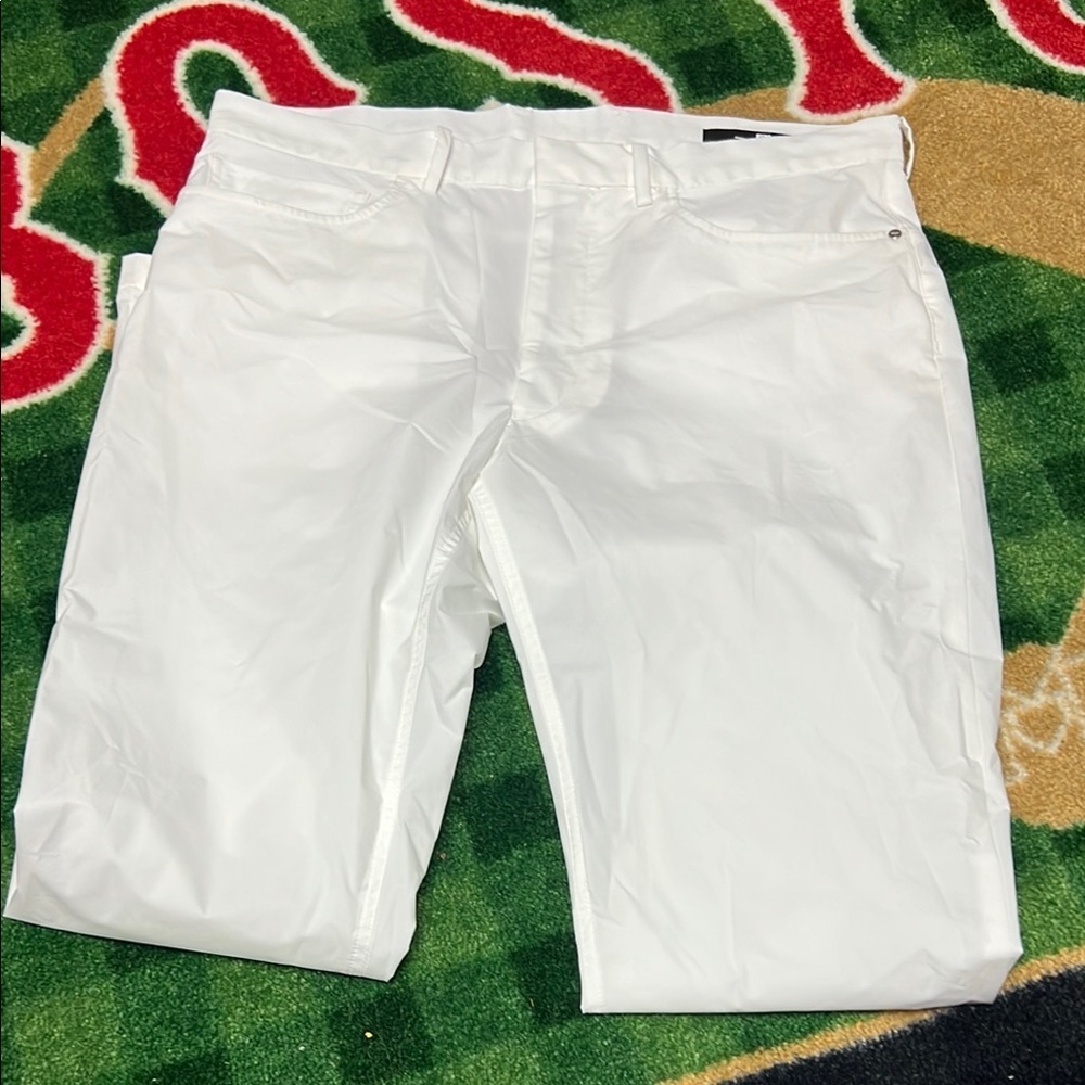 RLX Ralph Lauren Men's, Tailored Fit Performance Golf Pants White, 35X32